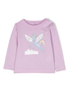 Stella McCartney Kids t-shirt imprimé à manches longues - Violet