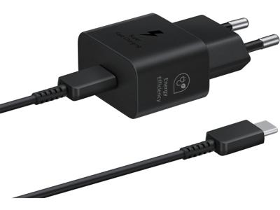Samsung EP-T2510XBEGEU Samsung USB-C PD Wall Charger 25W + USB-C Cable Black