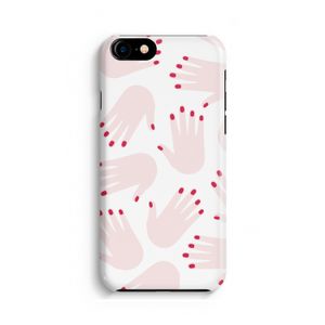 Hands pink: iPhone 8 Volledig Geprint Hoesje