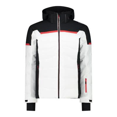 CMP Zip Hood Wintersportjas Heren Bianco 54