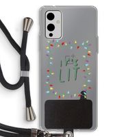 It's Lit: OnePlus 9 Transparant Hoesje met koord