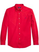Polo Ralph Lauren chemise boutonnée à motif Polo Pony - Rouge