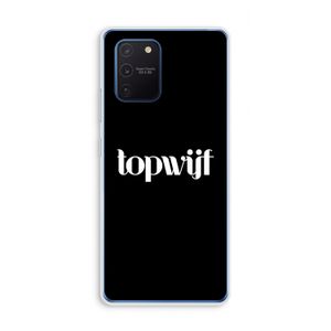 Topwijf Zwart: Samsung Galaxy Note 10 Lite Transparant Hoesje