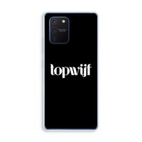 Topwijf Zwart: Samsung Galaxy Note 10 Lite Transparant Hoesje