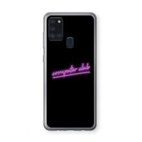Vice Black: Samsung Galaxy A21s Transparant Hoesje