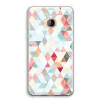Gekleurde driehoekjes pastel: HTC U Play Transparant Hoesje