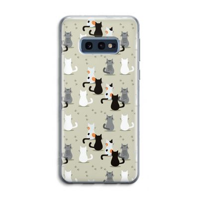 Katten: Samsung Galaxy S10e Transparant Hoesje