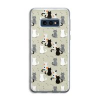 Katten: Samsung Galaxy S10e Transparant Hoesje