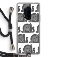 Cats: OnePlus 8 Pro Transparant Hoesje met koord