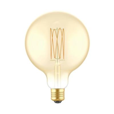 LED Gouden Gloeilamp Carbon Lijn Filament Kooi Globe G125 7W 640Lm E27 2700K Dimbaar - C56 | Creative-Cables | Lamp kopen | Creative-Cables | Lamp | |