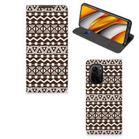 Xiaomi Mi 11i | Poco F3 Hoesje met Magneet Aztec Brown