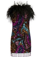 Rebecca Vallance robe courte Kiki à sequins - Multicolore