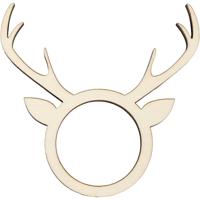 Creativ Company Servetring, h: 8 cm, d: 5 mm, d 4,5 cm, gatgrootte 3,5 cm, 4 stuk/ 1 doos