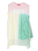 Diesel Kids t-shirt à imprimé tie-dye - Vert