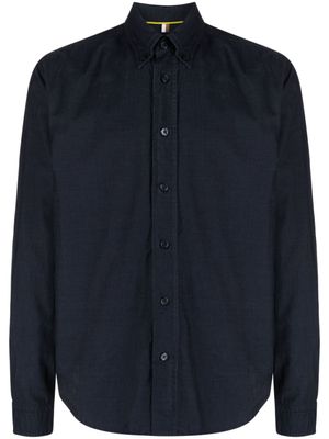 BOSS chemise côtelé à manches longues - Bleu