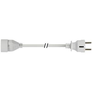 Verlengkabel 3 meter wit met randaarde