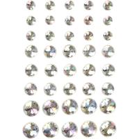 Creativ Company Strasstenen, afm 6+8+10 mm, kristal, 40 stuk/ 1 doos