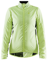 Craft Essence Light Wind fietsjack geel dames S