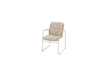 Parma stapelbare dining stoel latte incl. 2 kussens Taste - Taste