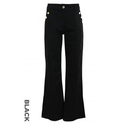 DNM Pure - Zwart | Dames | Broek | Zwart | 30 | regular | Kamst mode