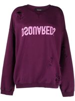 DSQUARED2 hoodie à logo imprimé - Violet