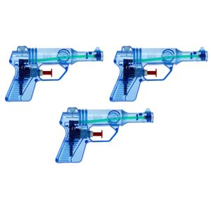 3x Waterpistool/waterpistolen blauw 13 cm