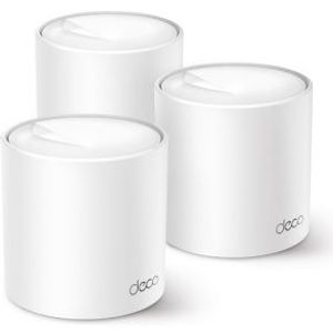 TP-LINK Deco X50 (3-pack) Dual-band (2.4 GHz / 5 GHz) Wi-Fi 6 (802.11ax) Wit Intern