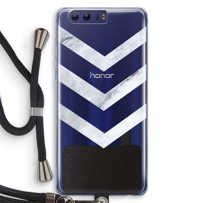 Marmeren pijlen: Honor 9 Transparant Hoesje met koord