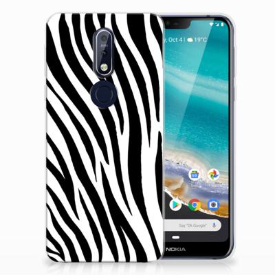 Nokia 7.1 | TPU Hoesje | Zebra