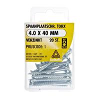 Sp.pl.schr.torx 3,5x30mm vz 35st - Deltafix