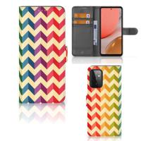 Samsung Galaxy A72 | Telefoon Hoesje | Zigzag Multi Color