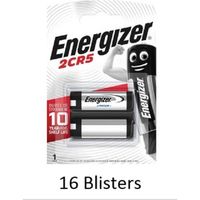 16 stuks (16 blisters a 1 stuk) Energizer Lithium 2CR5 6V fotobatterij 245 - thumbnail
