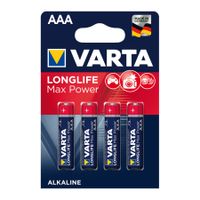 Batterij AAA 4X Varta Alkaline Max Power - thumbnail