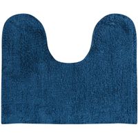 Badkamerkleedje/badmat voor op de vloer blauw 45 x 35 cm