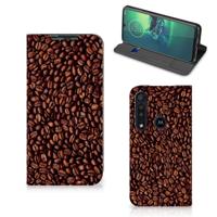 Motorola G8 Plus | Flip Style Cover | Koffiebonen