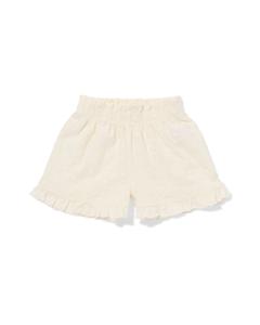 HEMA Baby Korte Broek Broderie Gebroken Wit (gebroken wit)