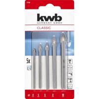 Glasborenset 4-10mm 5dlg - Kwb
