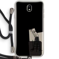 Musketon Painter: Samsung Galaxy J7 (2017) Transparant Hoesje met koord
