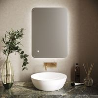Hotbath Gal spiegel 70x50cm met LED verlichting en spiegelverwarming - thumbnail