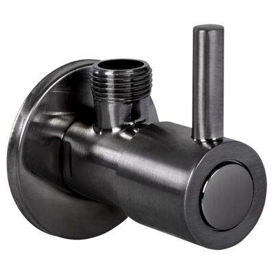 Differnz hoekstopkraan 1/2 x 3/8 gun metal