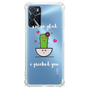 OPPO A16 | A16s | A54s Stevig Bumper Hoesje Cactus Glad