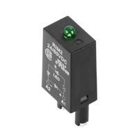 Weidmüller LED-module Met display, LED, Met vrijloopdiode RIM 2 110/230VDC Lichtkleur (naam): Groen 10 stuk(s)