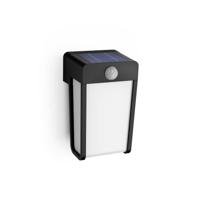 Philips LED Shroud 8720169265486 Wandlamp op zonne-energie met bewegingsmelder LED 2.3 W Zwart Philips LED Shroud 8720169265486 Wandlamp op zonne-energie met bewegingsmelder LED 2.3 W Zwart