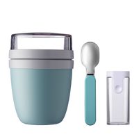 Mepal Ellipse - Lunchpot & Vouwlepel - 700 ml Nordic Green