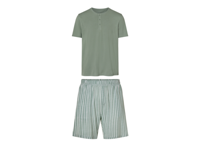 esmara Men Korte heren pyjama (Groen, XXL (60/62))