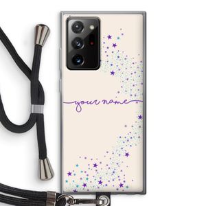 Sterren: Samsung Galaxy Note 20 Ultra / Note 20 Ultra 5G Transparant Hoesje met koord