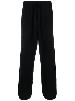 Laneus pantalon droit en maille - Noir