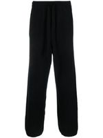 Laneus pantalon droit en maille - Noir