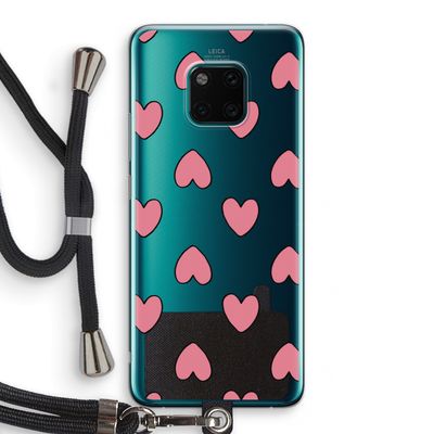 Ondersteboven verliefd: Huawei Mate 20 Pro Transparant Hoesje met koord