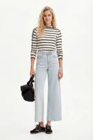 Cropped Culotte jeans - BLUE - 44